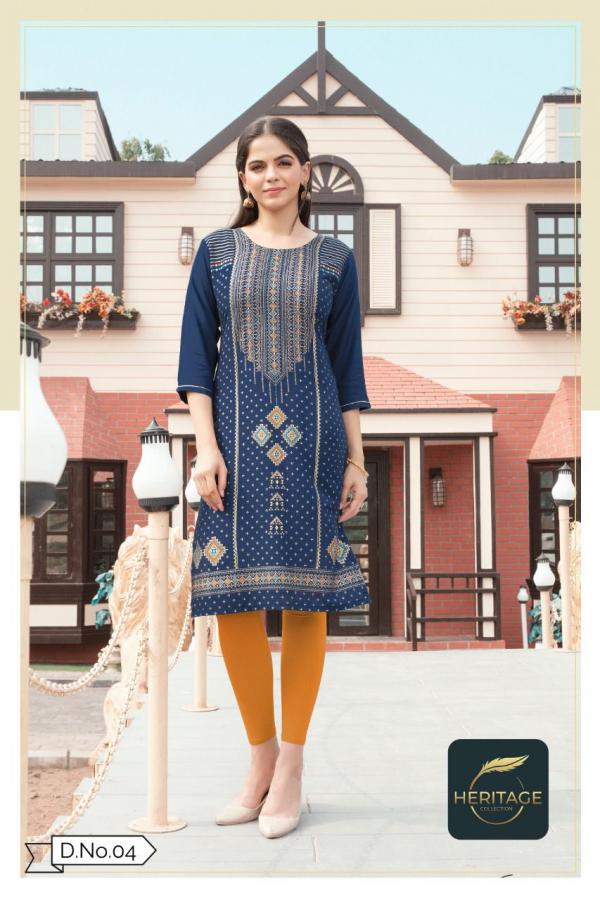 Heritage Kimaya 2 Exclusiver Kurtis Collection